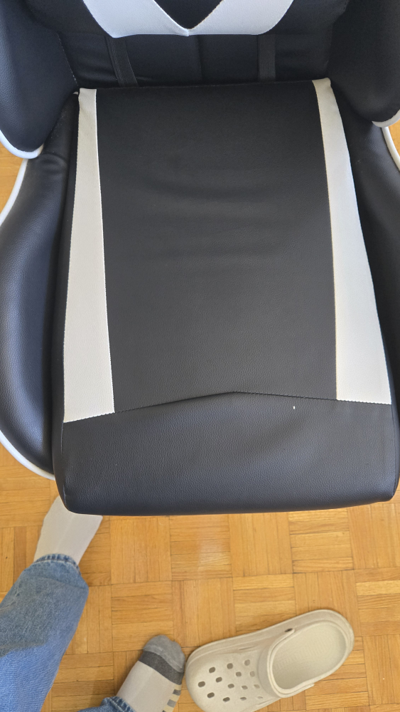 Gamenote Black & White Gaming Chair - photo 2