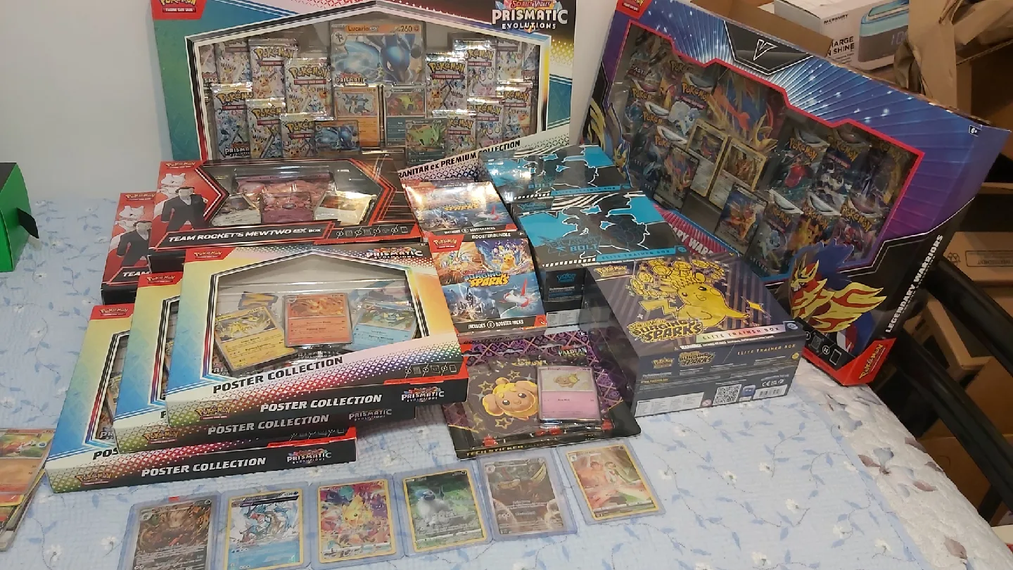 Pokemon Cards Sealed lot with singles thumbnail