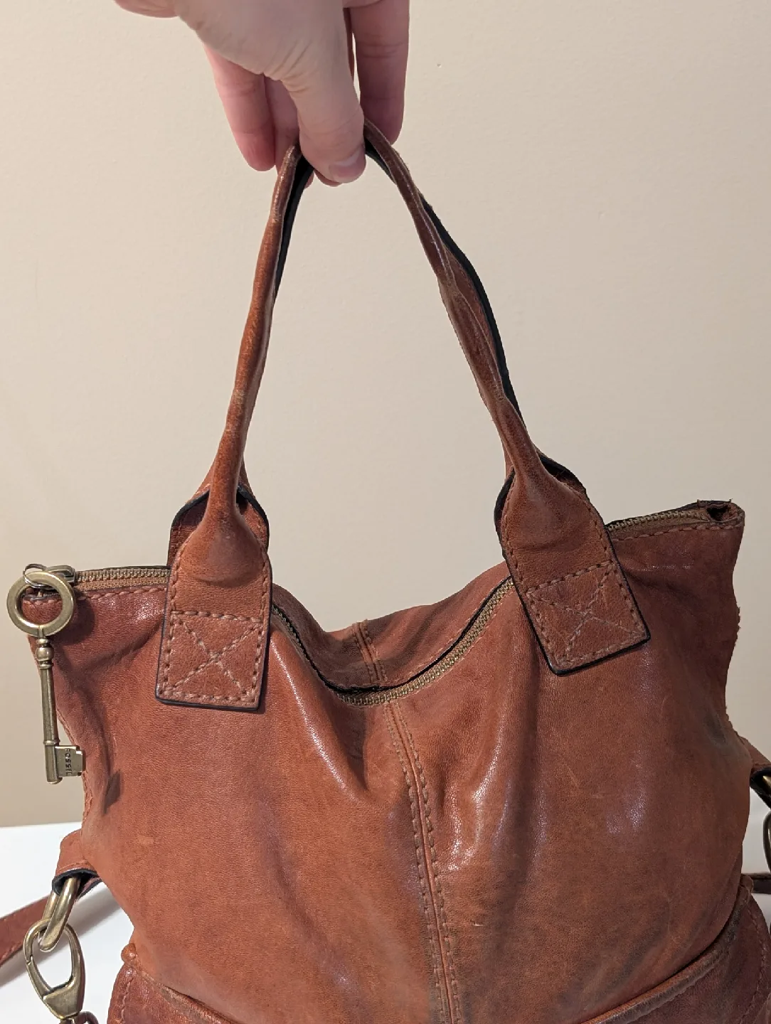 Fossil Long Live Vintage Brown Leather Purse image indicator(5)