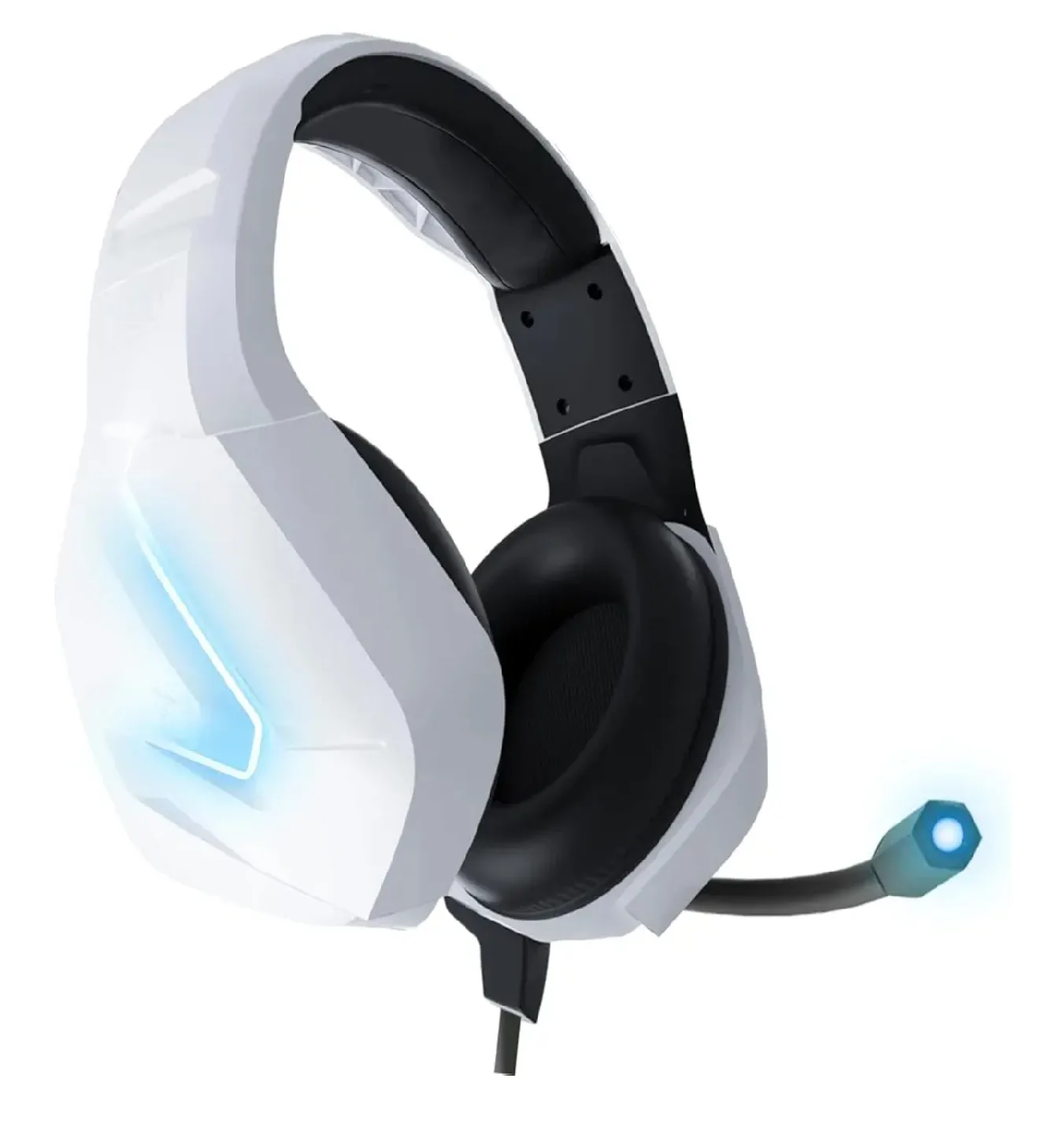 OZLY White Gaming Headset w/ Noise Cancelling Audio thumbnail