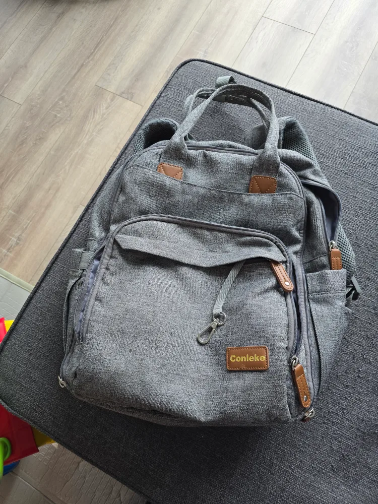 Conleke Diaper Bag Backpack - Multi-Function, Waterproof image indicator(5)