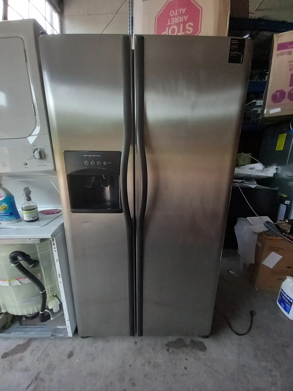Frigidaire Stainless Steel Side-by-Side Refrigerator thumbnail