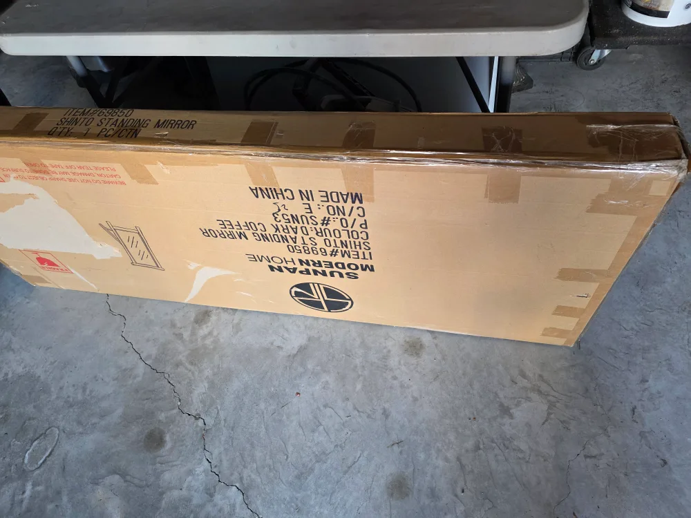 SUNPAN Shinto Standing Mirror - Dark Coffee image indicator(4)