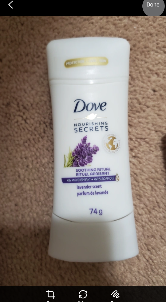 Dove Nourishing Secrets Lavender Scent Deodorant
