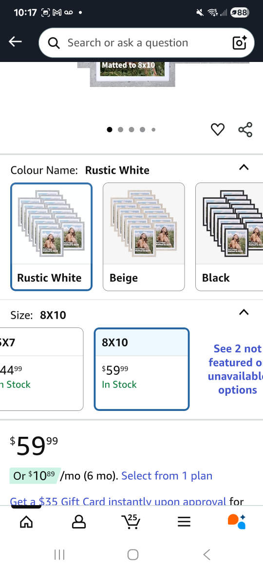 EYMPEU 8x10 Rustic White Picture Frames (Set of 15) - photo 4