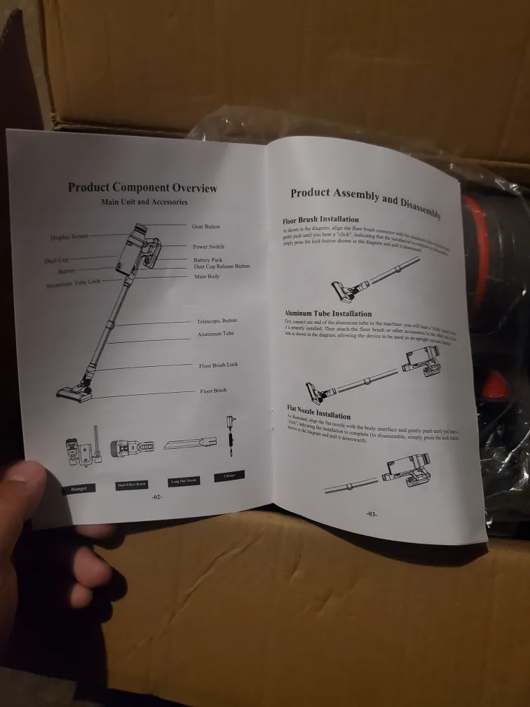 Cordless Vacuum Cleaner TV106S - New in Box image indicator(4)