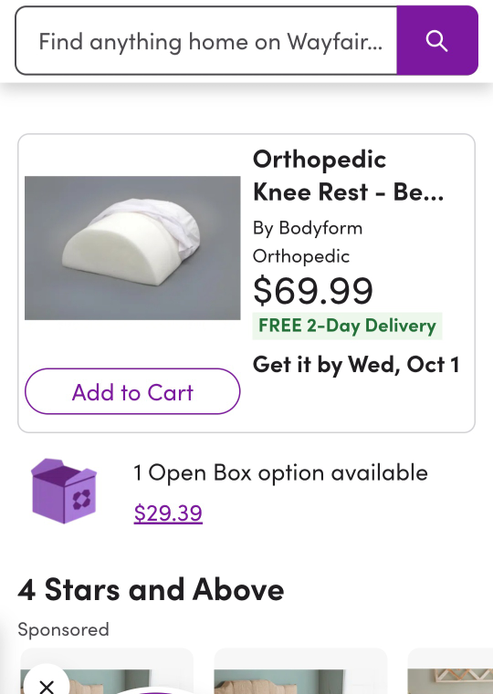 NEW! Orthopedic Knee & Back Pillow Bodyform Health - photo 2