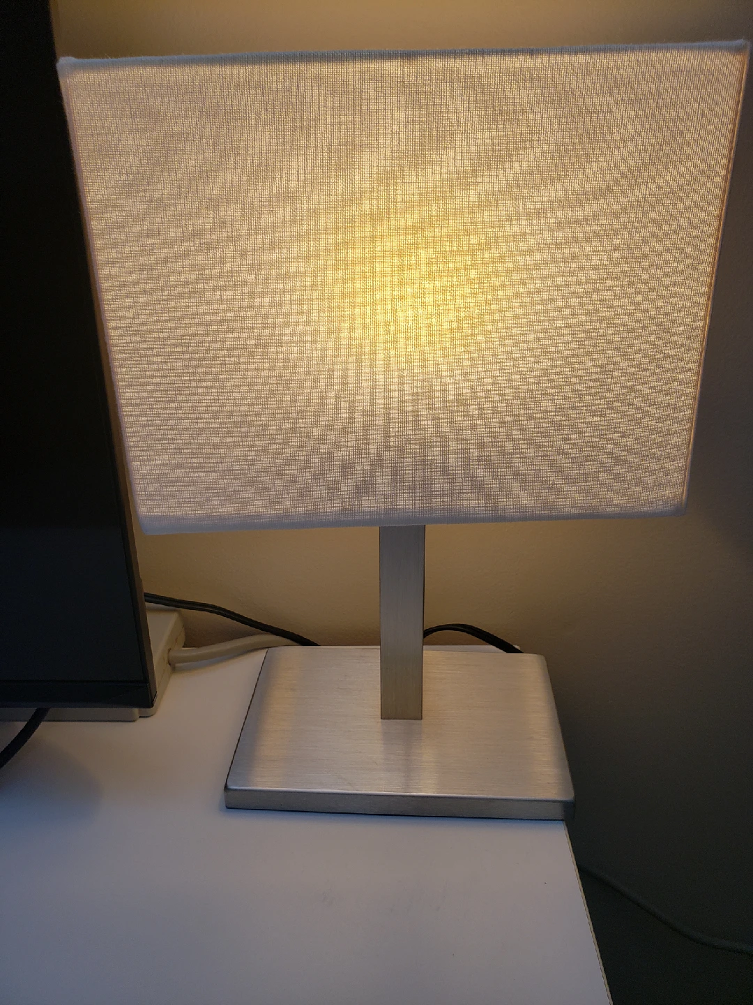 Ikea Table Lamp with Rectangular Shade - photo 2