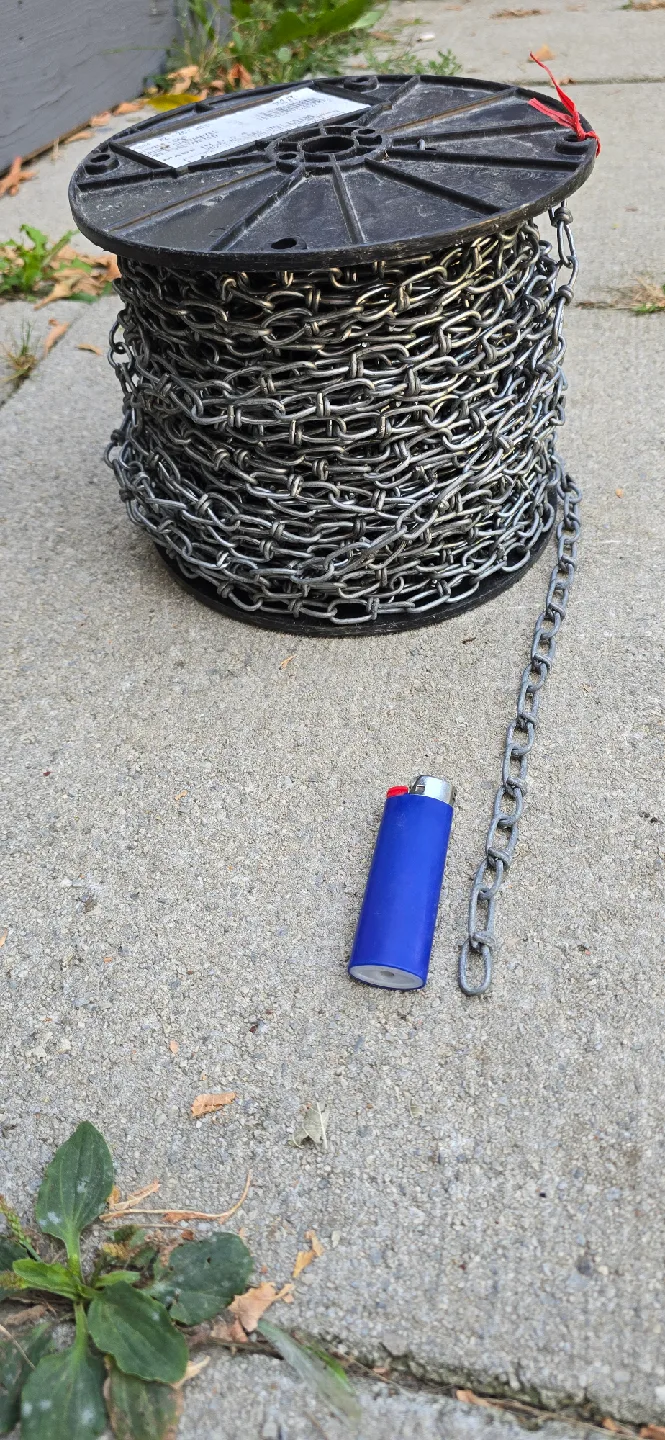 200 FT Double Loop Bright Galvanized Chain image indicator(3)