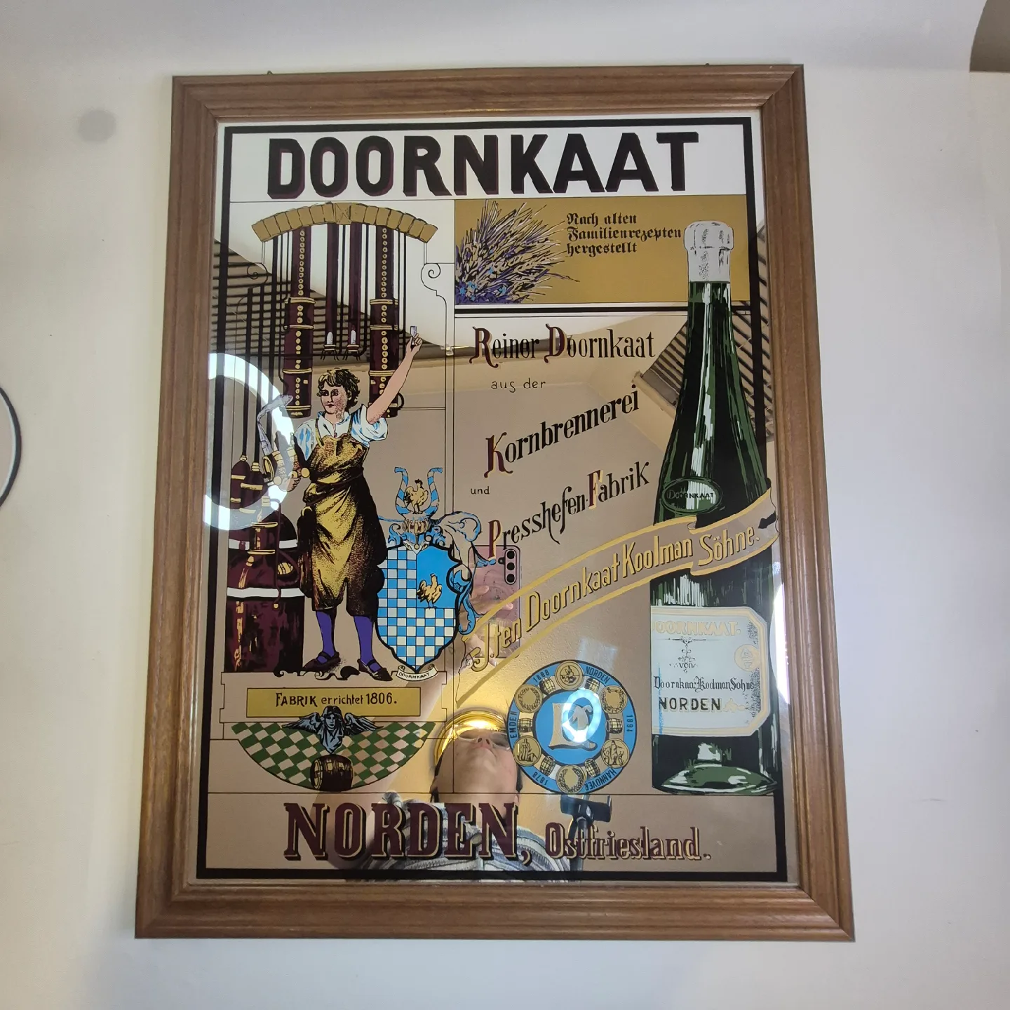 Framed Doornkaat Liquor Advertisement 🥕 thumbnail