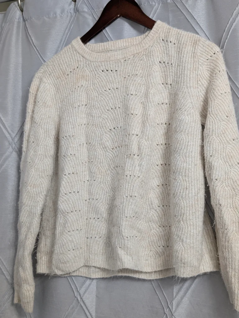 Only Cream Knit Sweater thumbnail