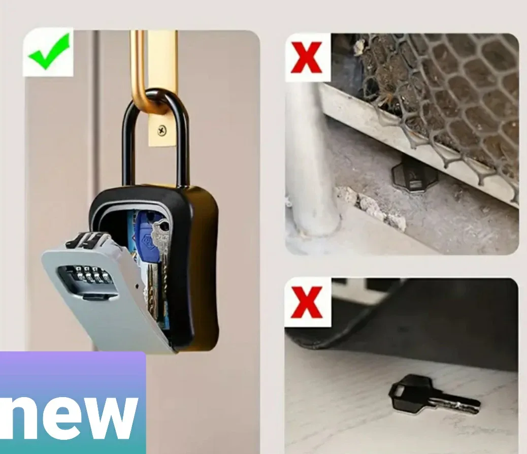 New Gray Key Lock Box - 1pc image indicator(2)