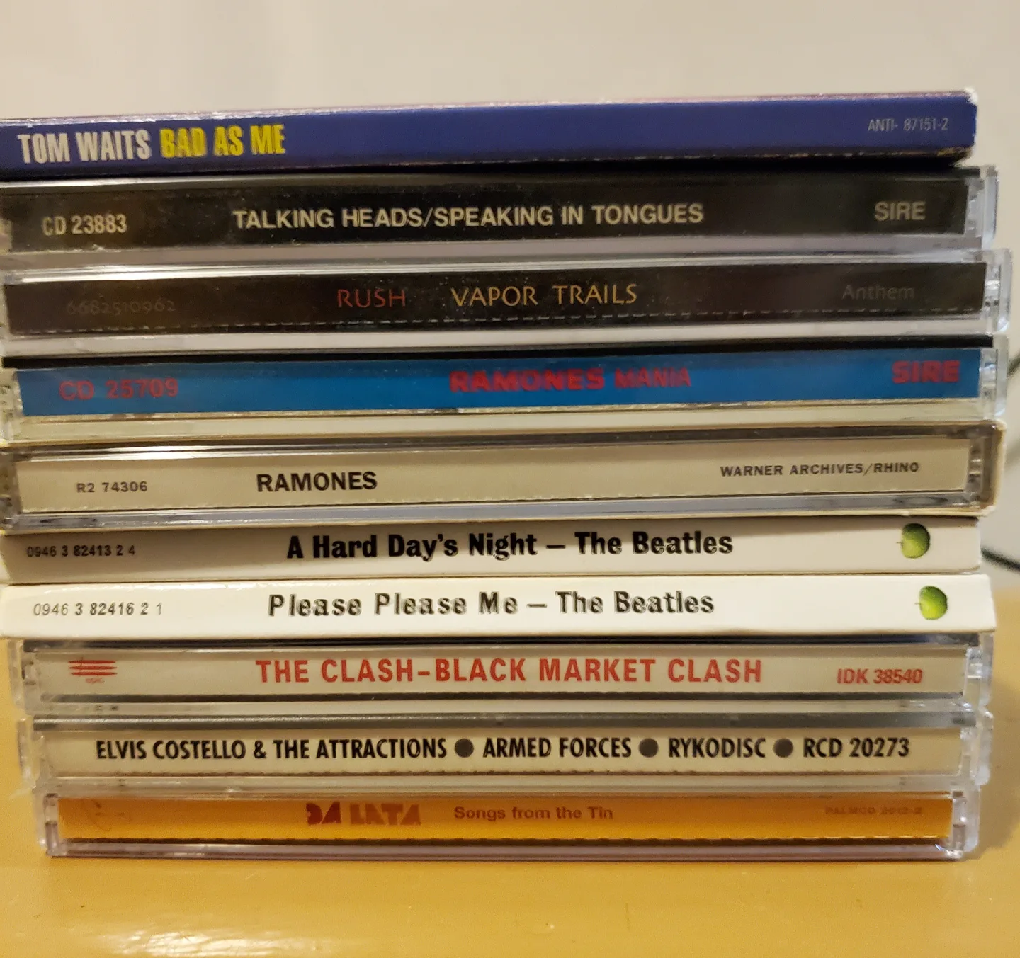 Mixed Lot of Music CDs - Ramones, Beatles, Rush, and More! thumbnail