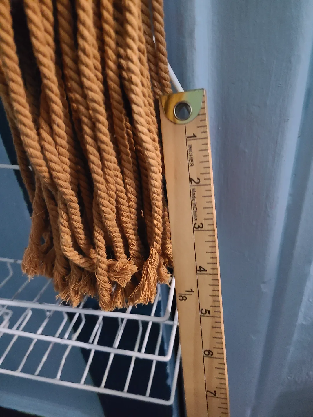 Macrame Plant  or fold and go chair.  - 41 Inches image indicator(5)