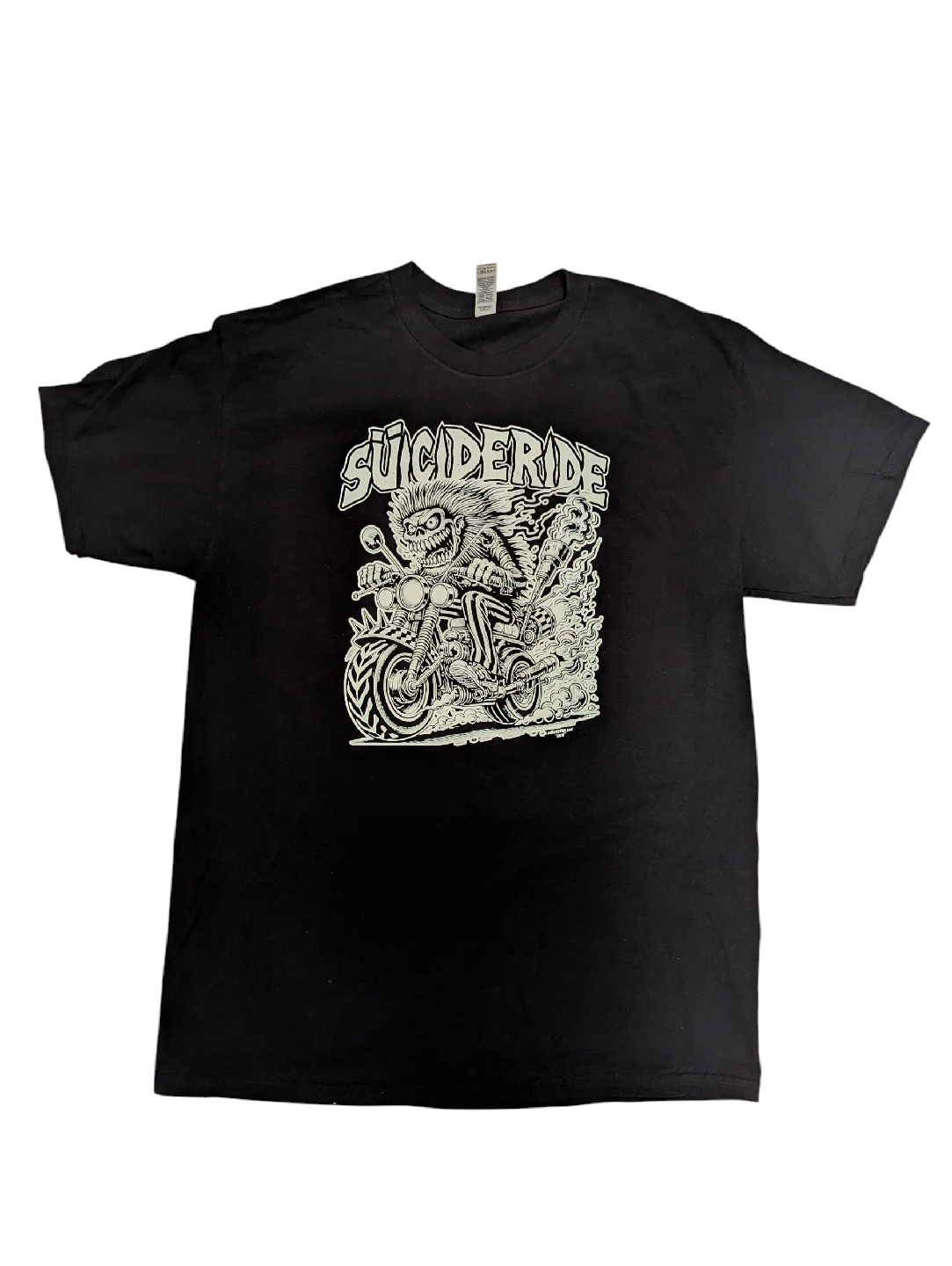 🔥 NEW MENS LARGE Suicideride Psycho Biker  T-Shirt – Wild Rat