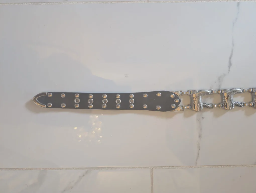 Leather Cowboy boot Belt XL 42-44 image indicator(6)