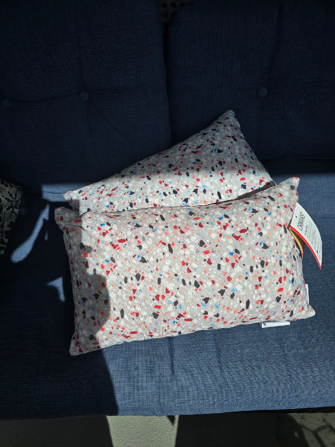 Canvas Terrazzo Recycled Lumbar Pillows-2 - new thumbnail