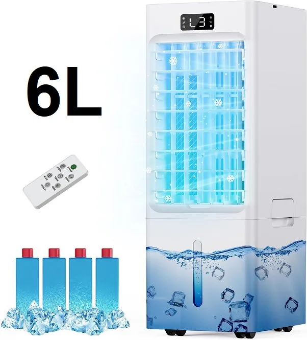 3-IN-1 Portable Auto Oscillating Air Cooler image indicator(5)