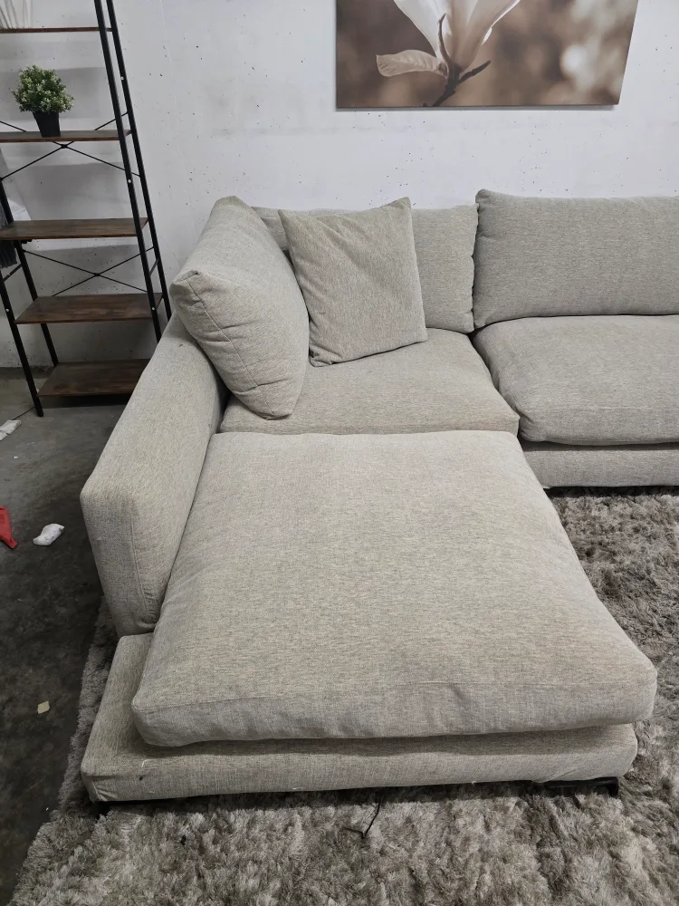 Camerich down filled sectional. cloud sofa couch. delivery image indicator(7)