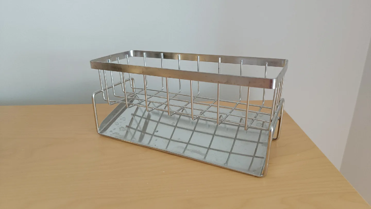 Stainless Steel Sink Sponge Caddy Holder 🥕 thumbnail