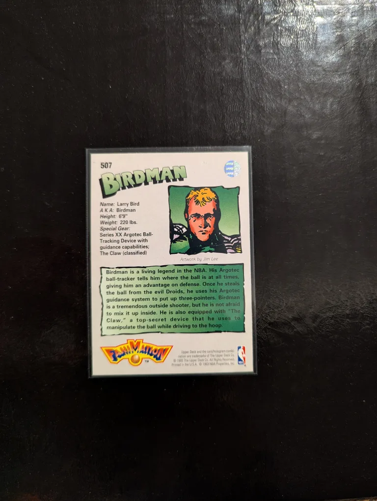 Upper Deck Larry Bird Birdman Card image indicator(2)