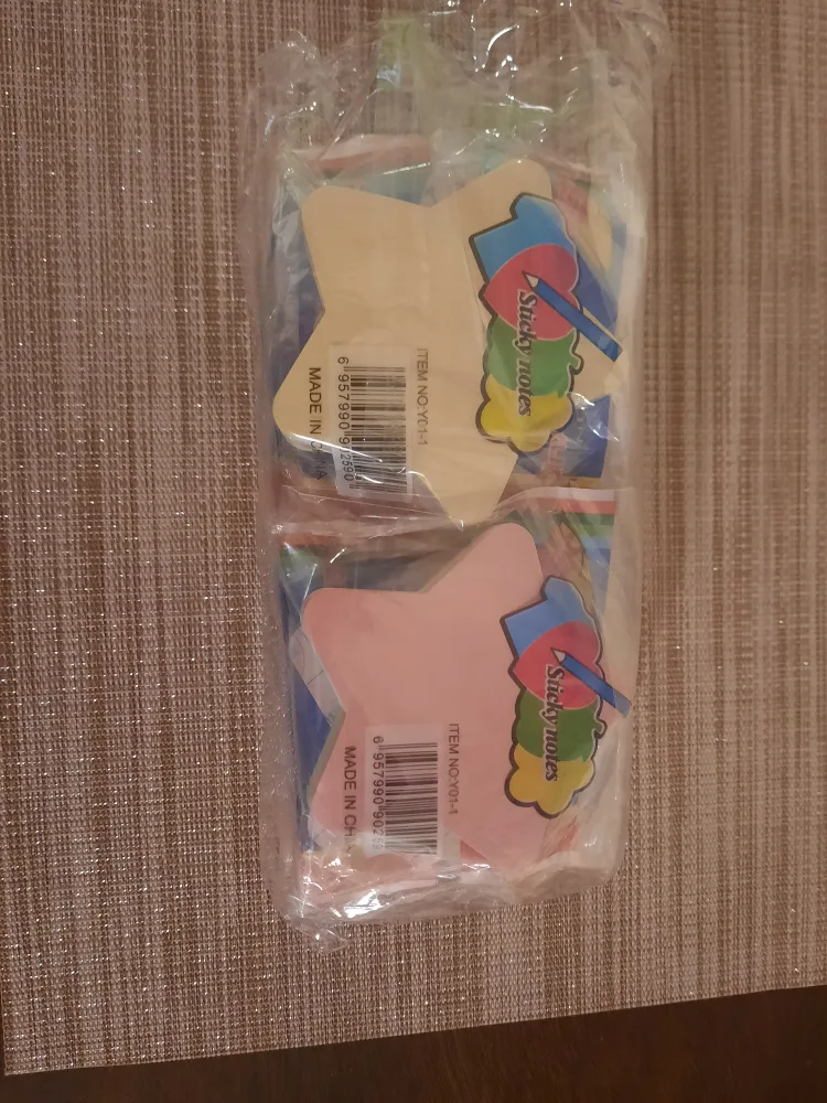 Star Shaped Sticky Notes -  10 packs thumbnail