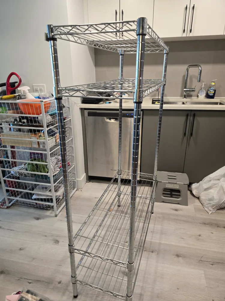 Chrome Wire Shelving Rack image indicator(3)