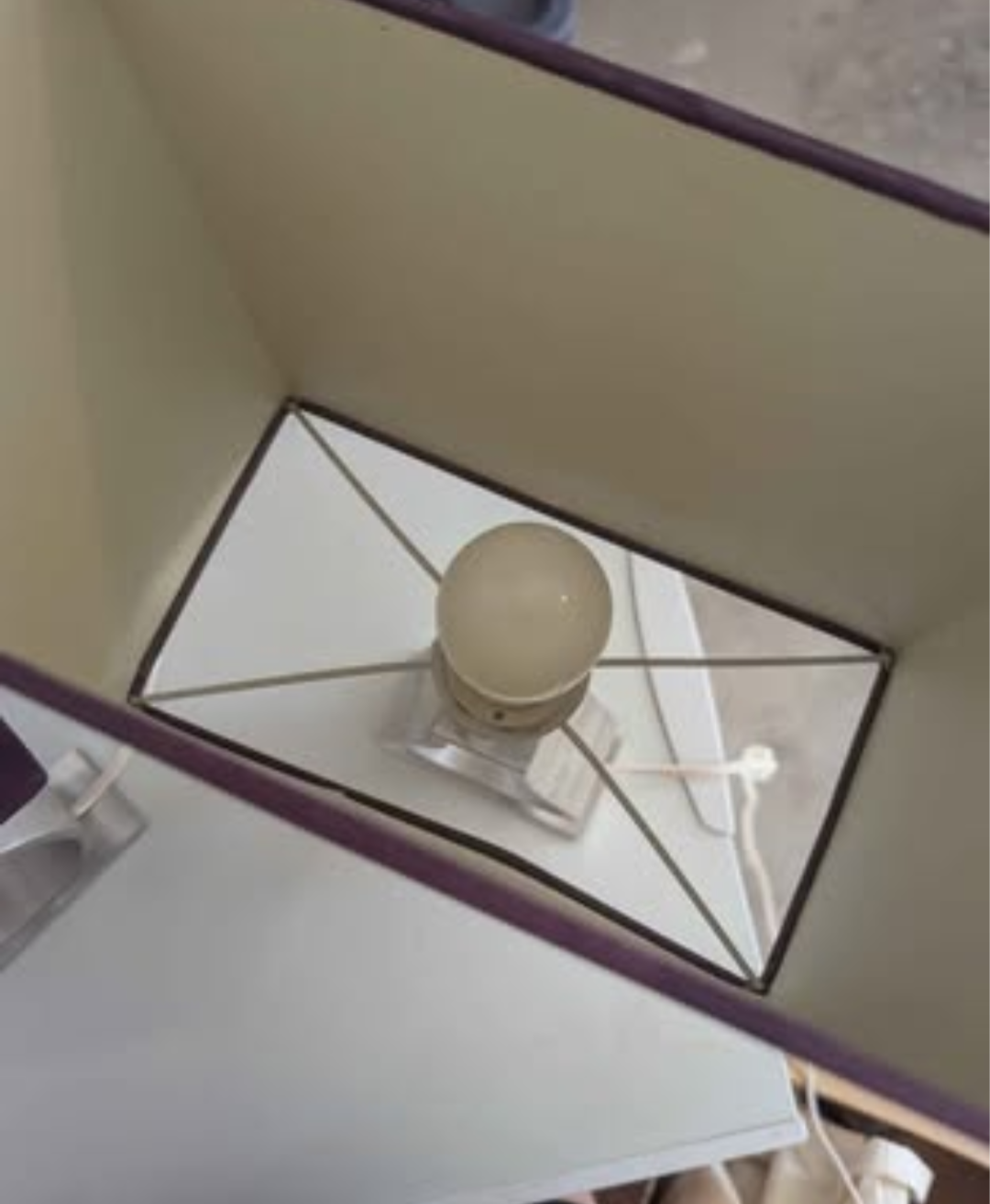 Pair of Purple Lamps - photo 2