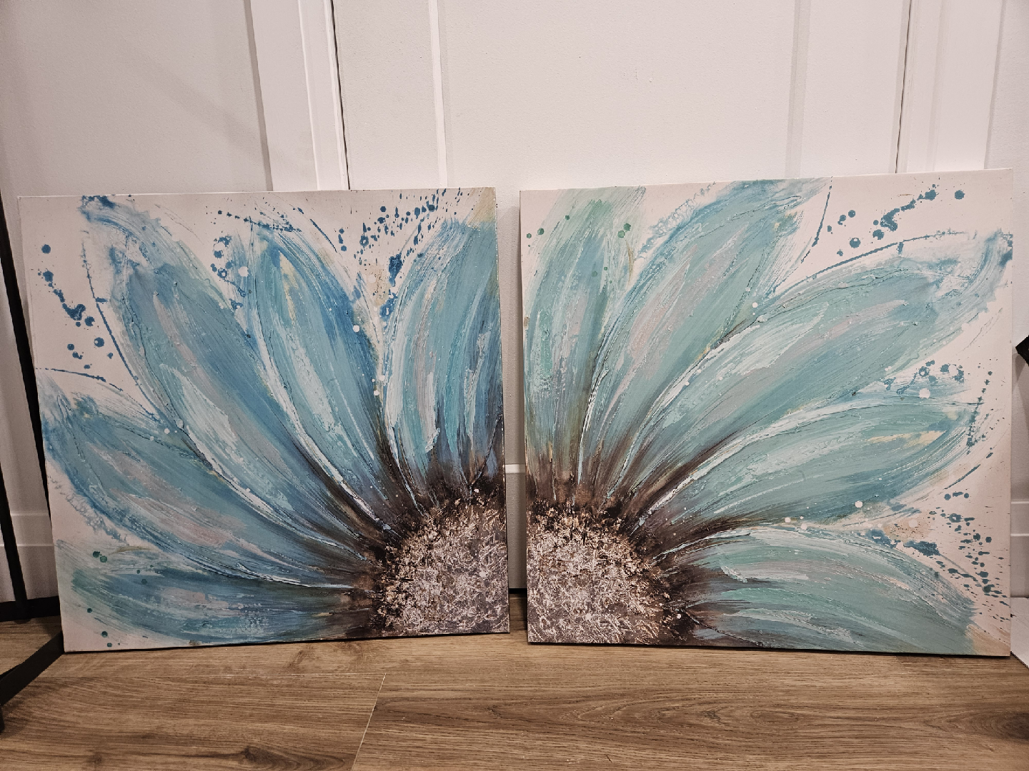 Floral Canvas Wall Art - Set of 2