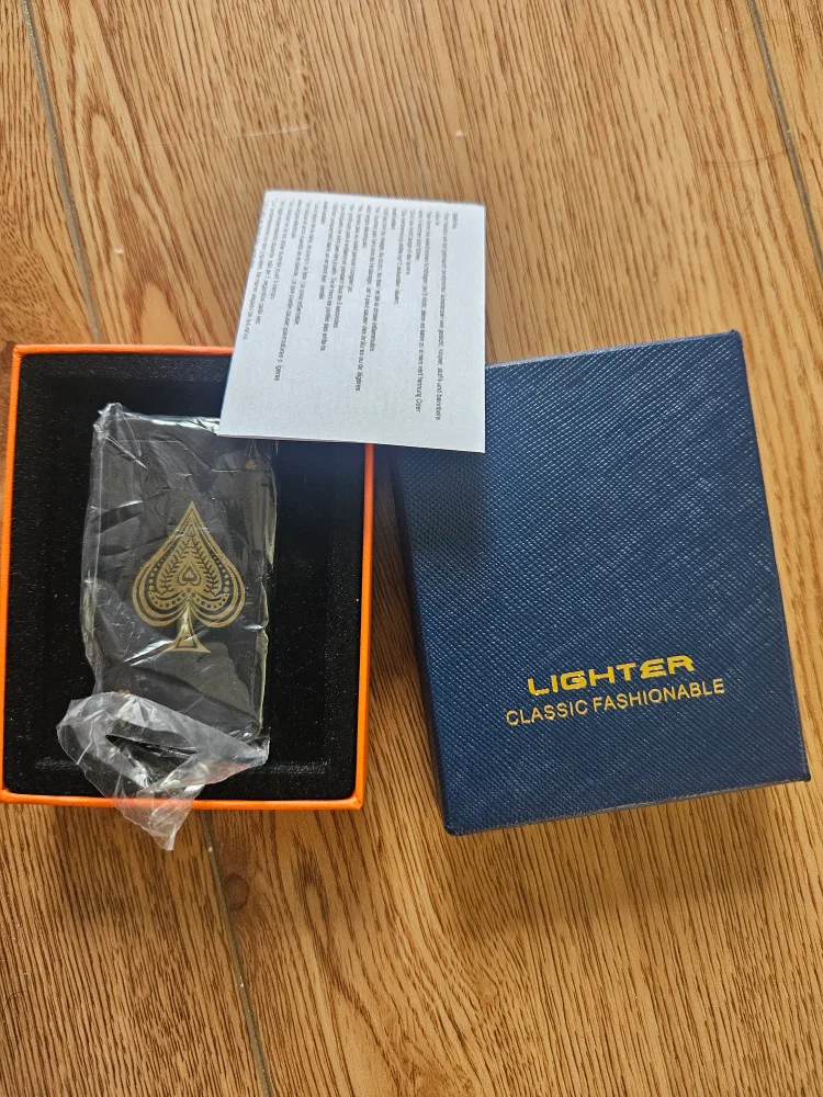 Classic Fashionable Lighter - Ace of Spades image indicator(3)