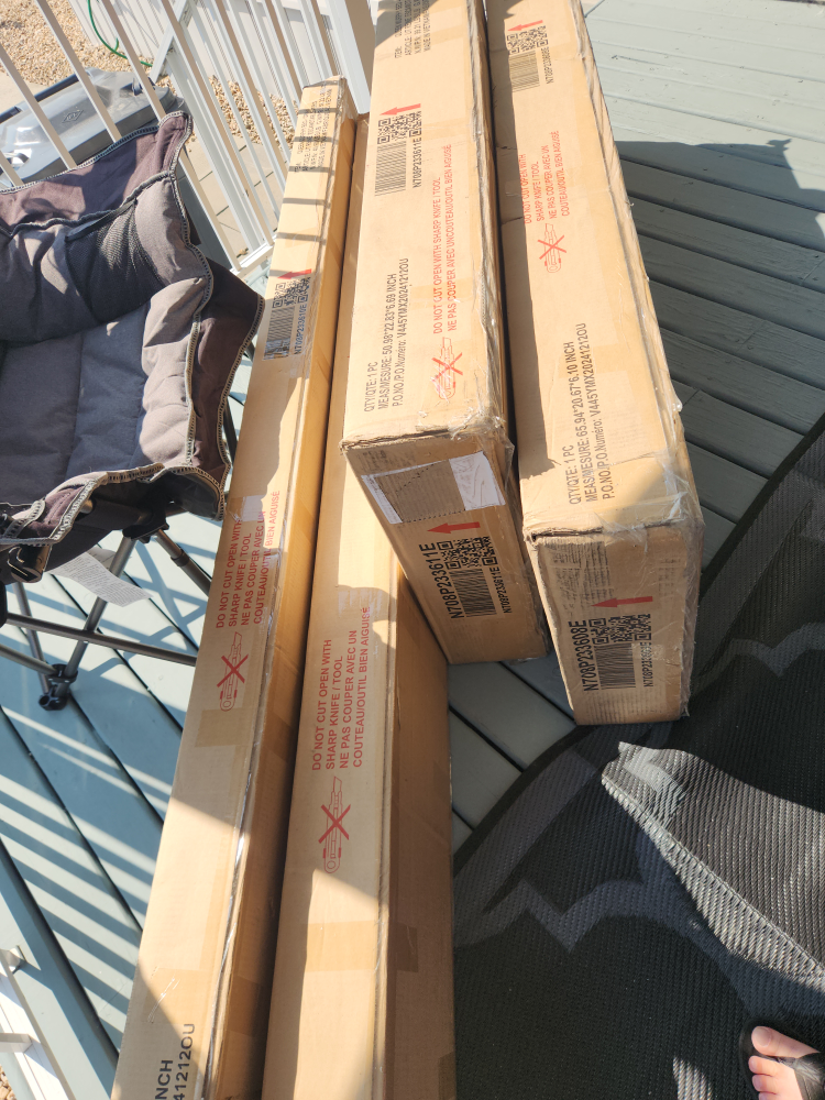 Queen Murphy Bed - Gray (New in Box)
