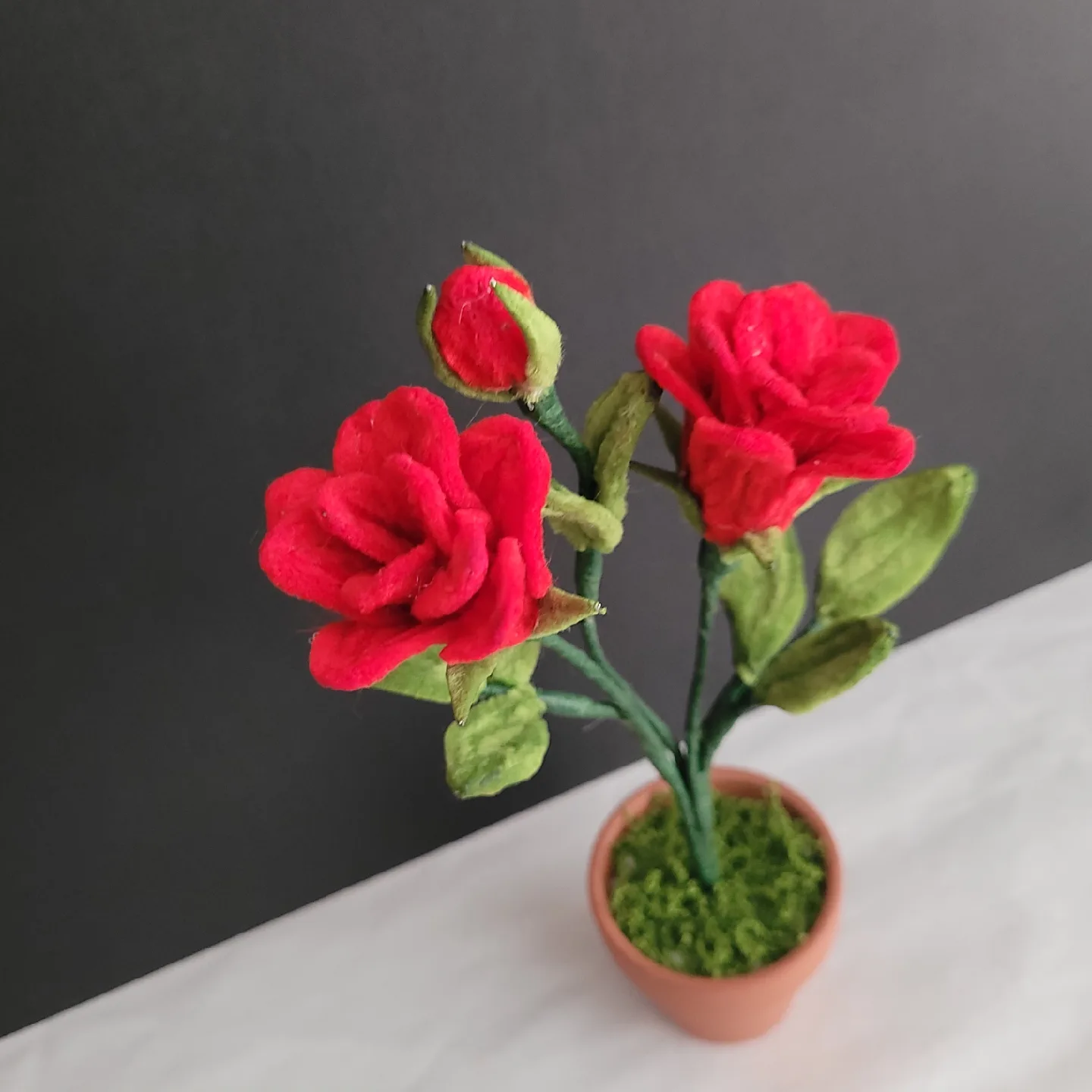 Felt Rose Plant thumbnail