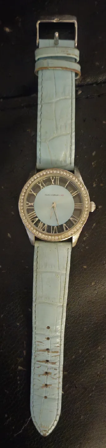 Isaac Mizrahi Live! Light Blue Watch thumbnail