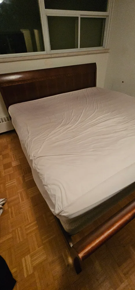 king Size Bed Frame & Mattress and box springs image indicator(5)