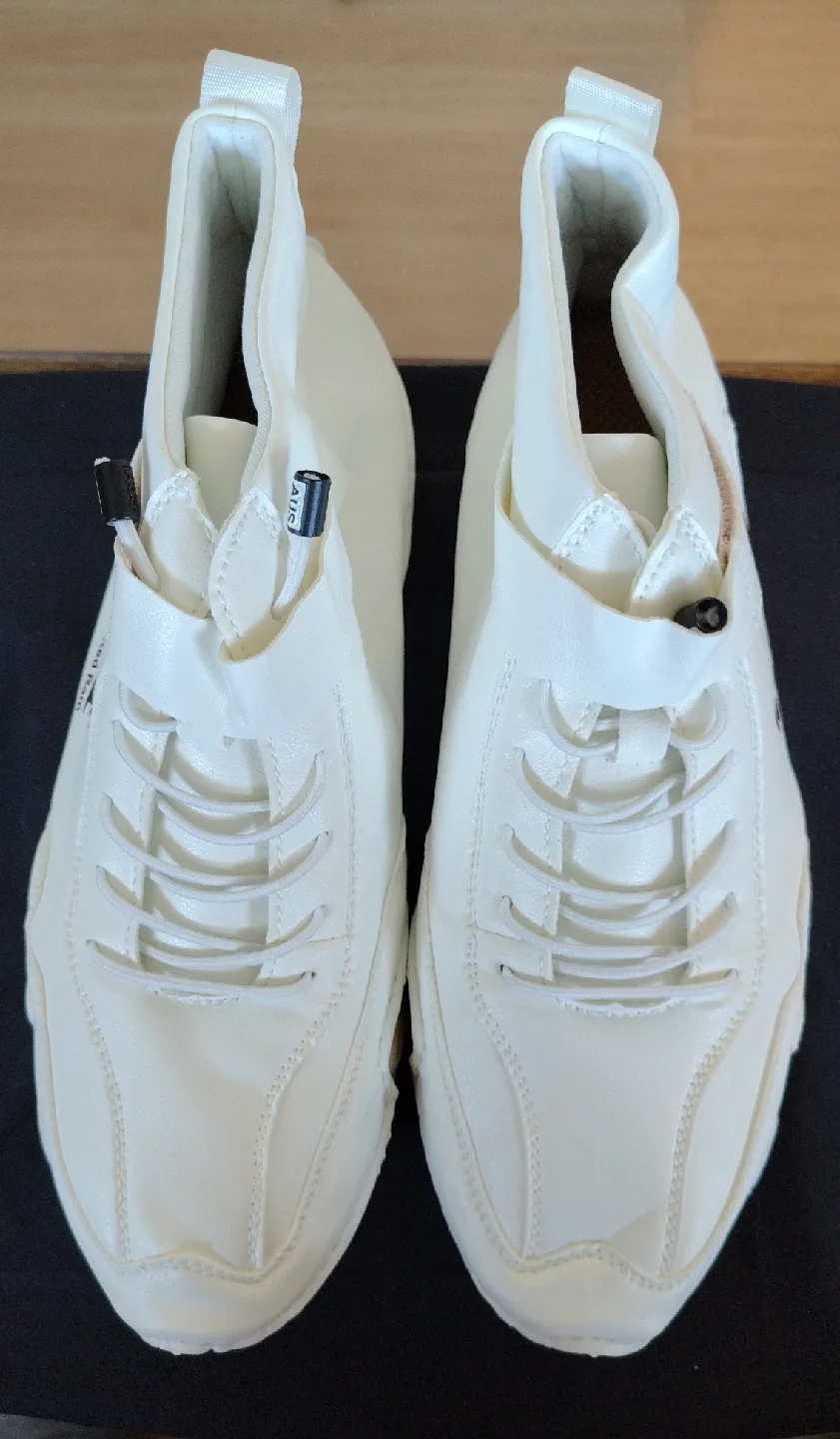 Red Ram White Leather Sneakers thumbnail