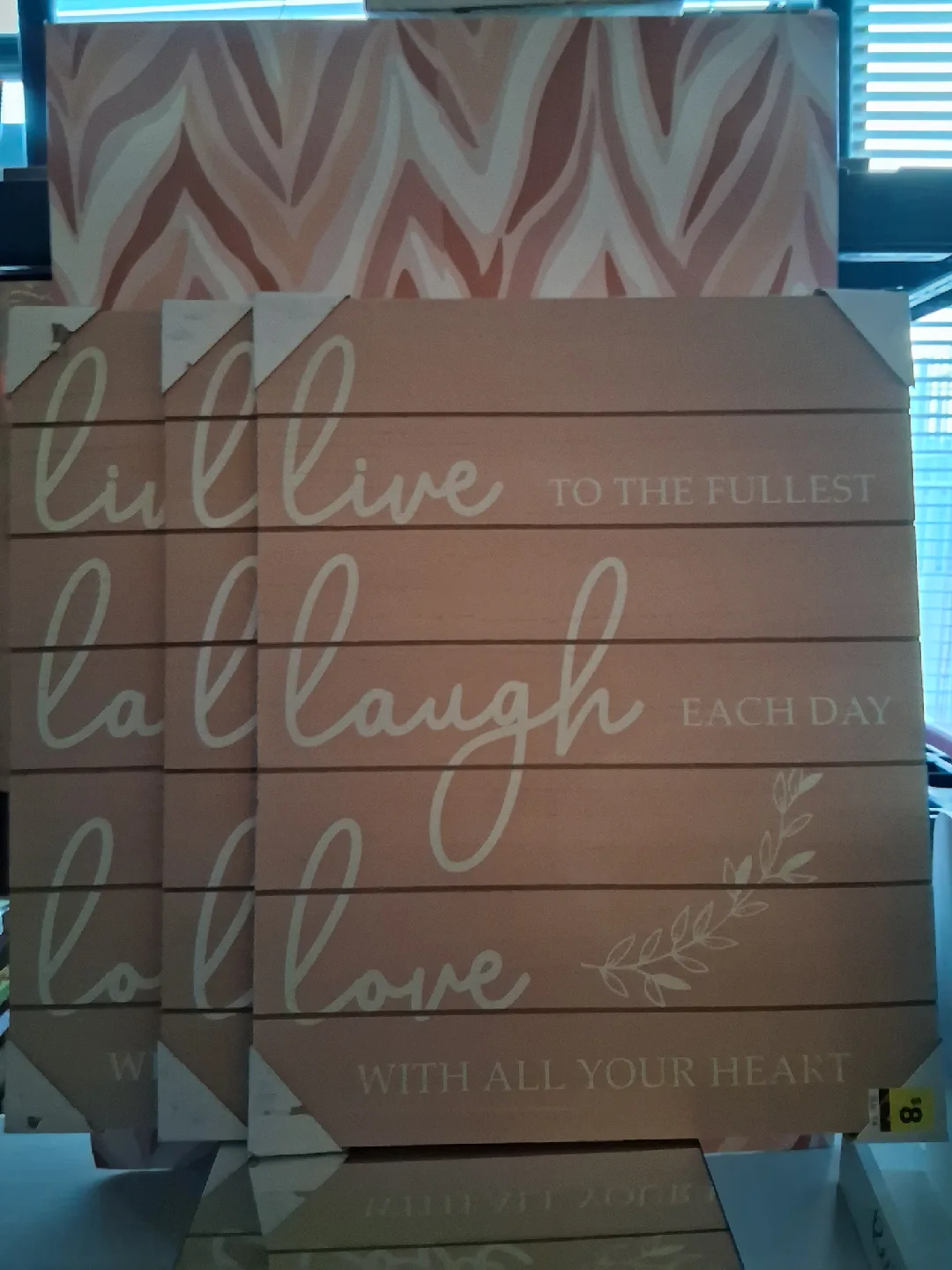Home Decor Wall Art - Live Laugh Love thumbnail