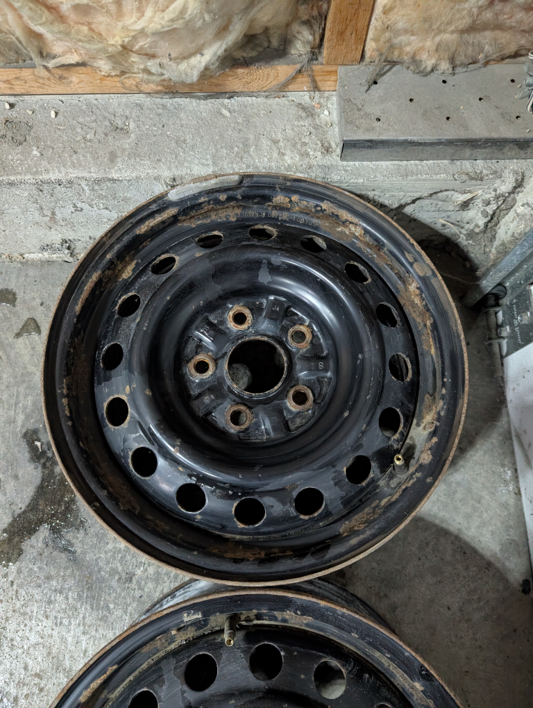 (2)-15 Inch Steel Rims 5x114.3 - photo 2