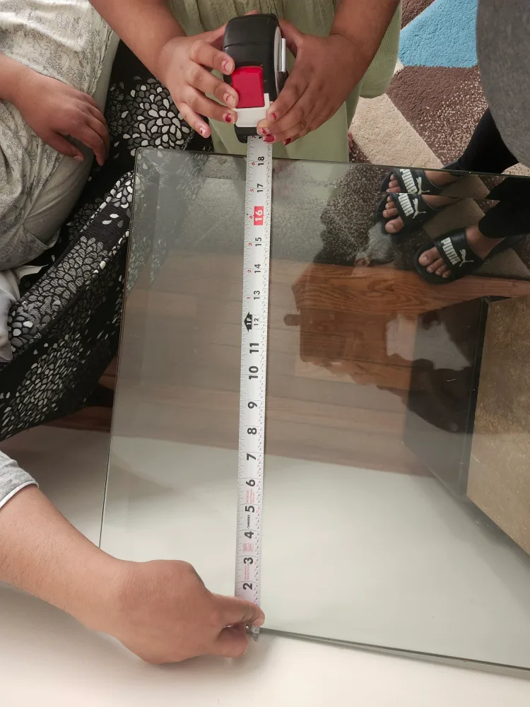 Glass Top Coffee Table  set with Stone Base image indicator(8)