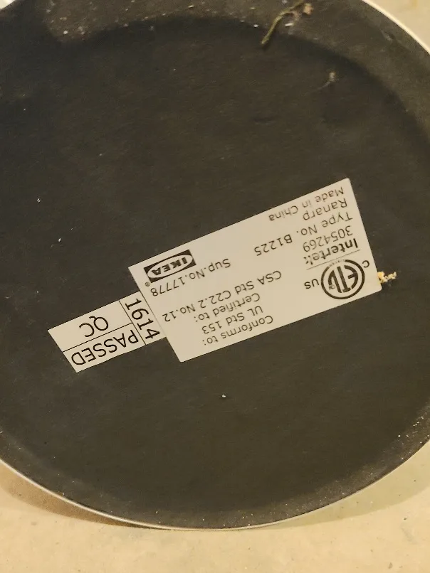 IKEA Ranarp White Table Lamp -heavy duty image indicator(4)