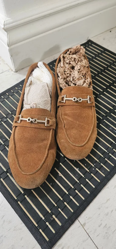 Lamica camel Suede Loafers - Size 7.5 thumbnail