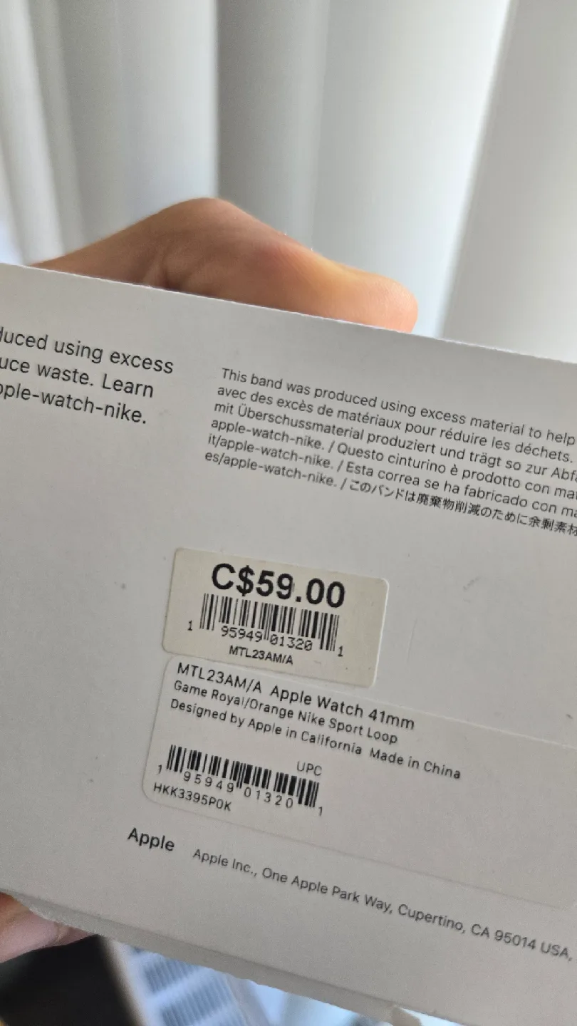 New Apple Watch Nike Sport Loop 41mm image indicator(3)