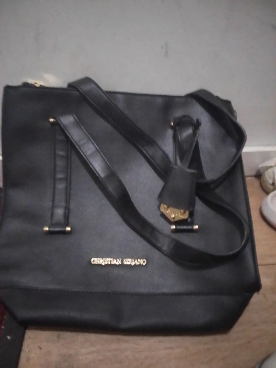 Christian Siriano Black Tote Bag image indicator(2)