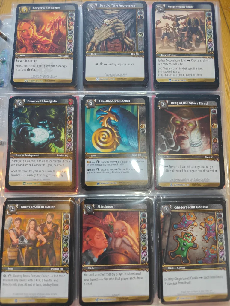 World of Warcraft TCG Cards (Trinkets & Armor) image indicator(2)