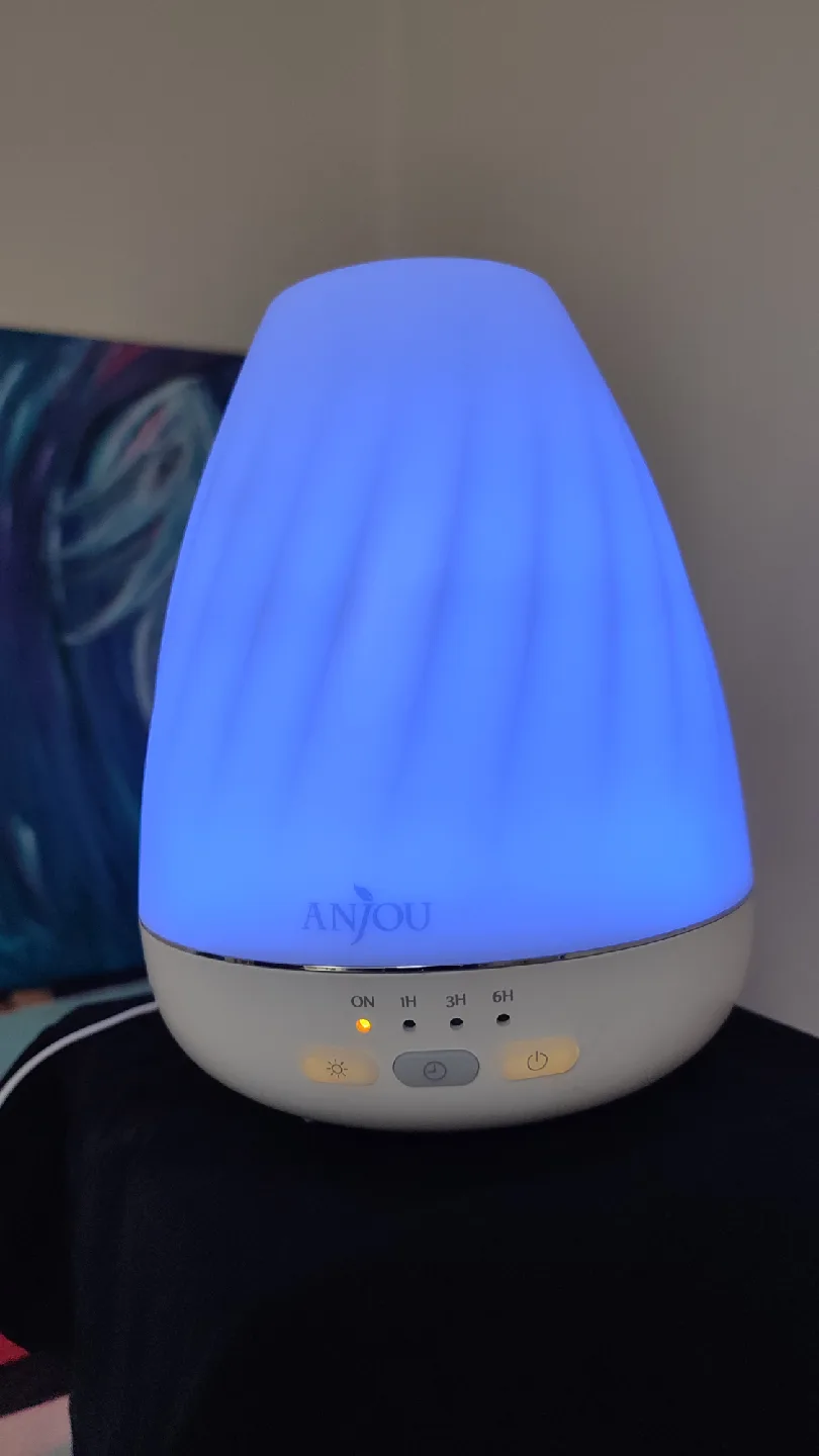 Anjou Aroma Diffuser and box of aromatherapy oils image indicator(3)