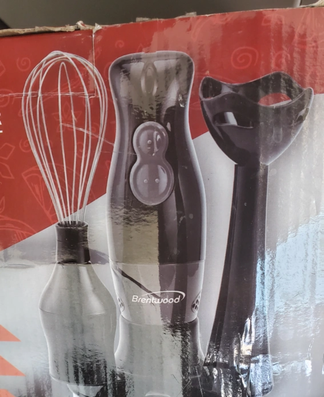 Brentwood Hand Blender Set -  Puree, Whisk
