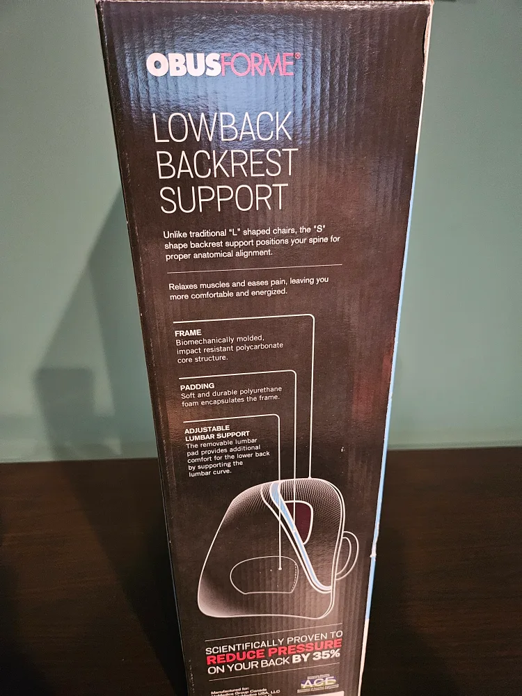 ObusForme Lowback Backrest Support image indicator(2)