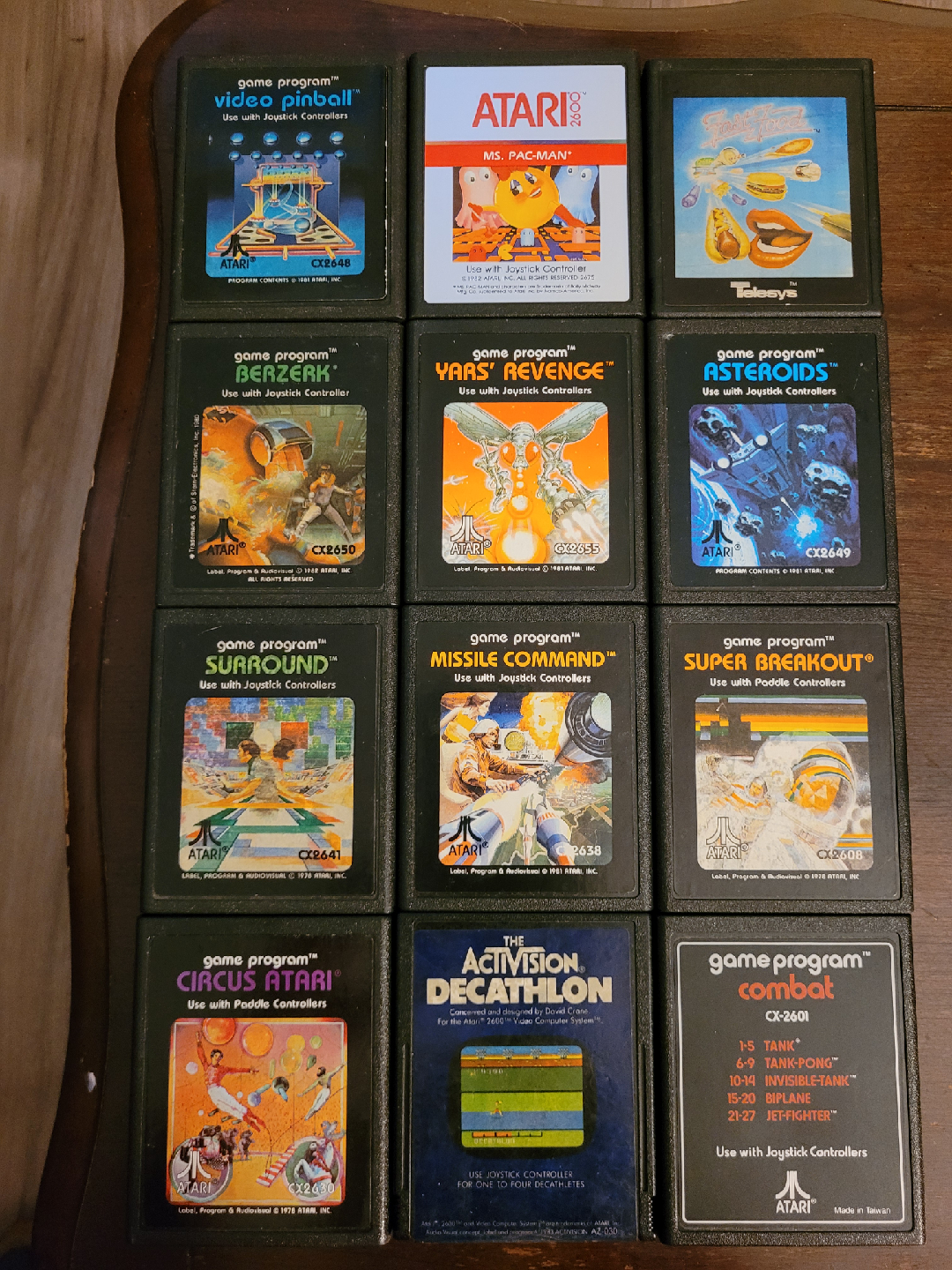 Atari2600 and Coleco Vision games
