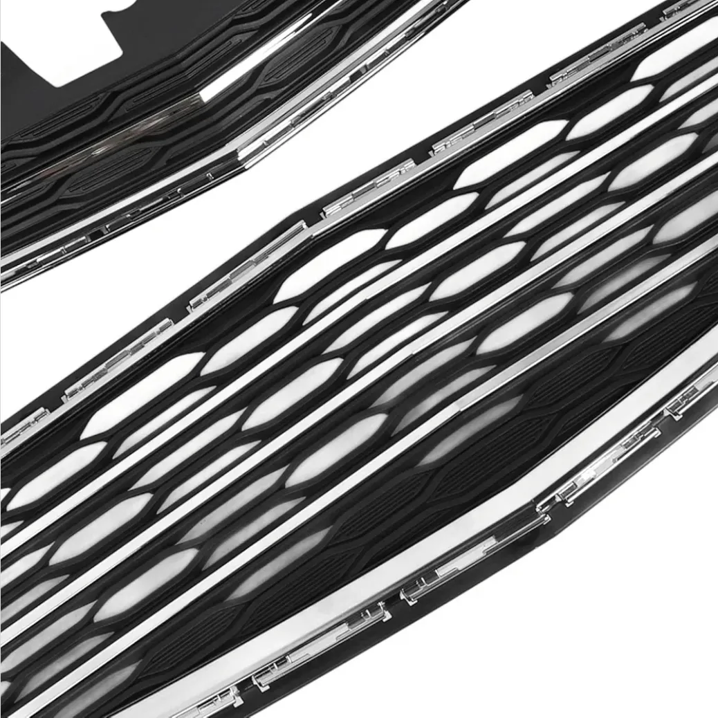 Front Bumper Grille Set for Chevy Equinox 2016–2017 Upper&Lower image indicator(8)