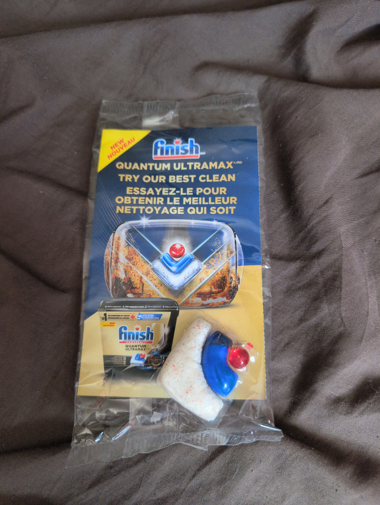 SAMPLE - Finish Quantum Ultramax Dishwasher Pods - New