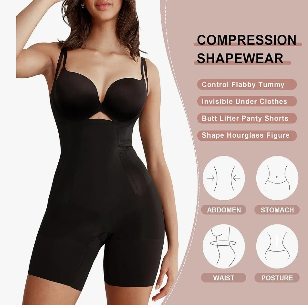 BNWT Shapermint Black Bodysuit image indicator(10)